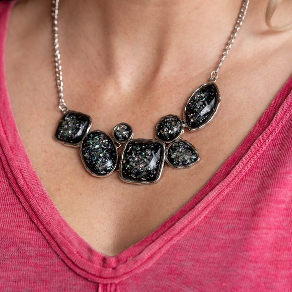 Paparazzi So Jelly Black Necklace, NWT
